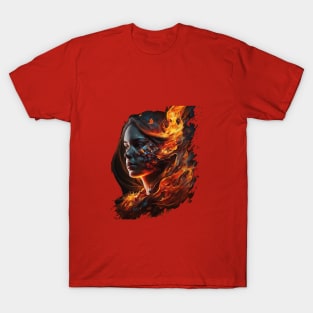 the fire girl T-Shirt